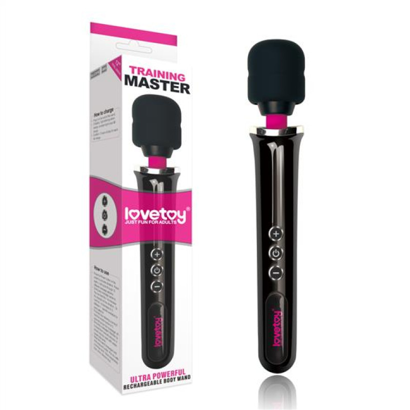 Вибромассажер LoveToy Training Master Ultra Powerful Rechargeable Body Wand Вибромассажер LoveToy Training Master Ultra Powerful Rechargeable Body Wand