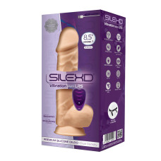 Фаллоимитатор с вибрацией SilexD Norman Vibro Flesh (Model 1 size 8,5) + LRS, диаметр 5 см