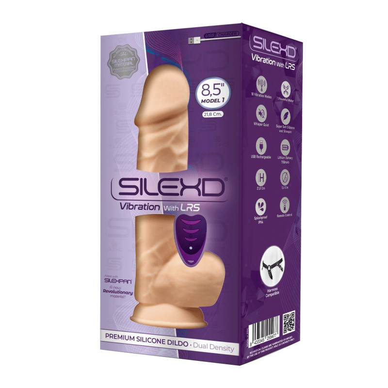 Фаллоимитатор с вибрацией SilexD Norman Vibro Flesh (Model 1 size 8,5) + LRS, диаметр 5 см Фаллоимитатор с вибрацией SilexD Norman Vibro Flesh (Model 1 size 8,5) + LRS, диаметр 5 см