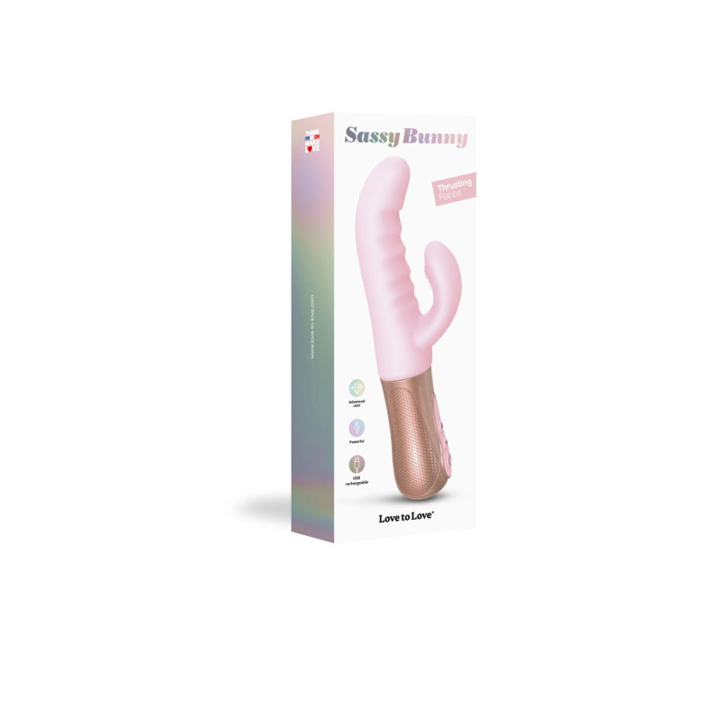 Двойной пульсатор-кролик Love To Love SASSY BUNNY - BABY PINK Двойной пульсатор-кролик Love To Love SASSY BUNNY - BABY PINK