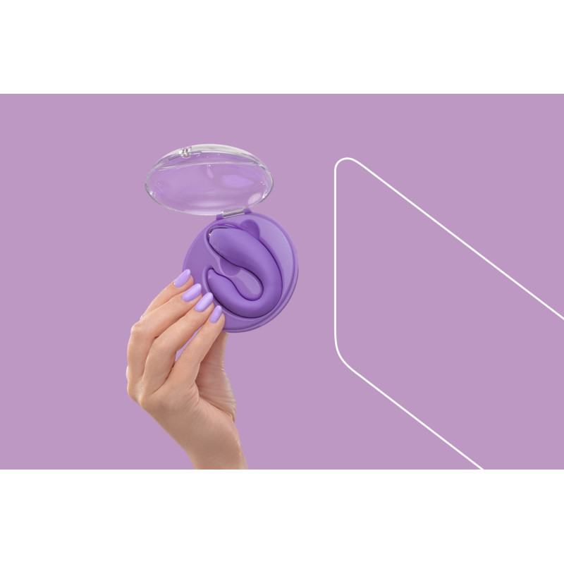 Вібратор для пар FairyGasm PleasureBerry violet, зарядний кейс, пульт ДК Вібратор для пар FairyGasm PleasureBerry violet, зарядний кейс, пульт ДК