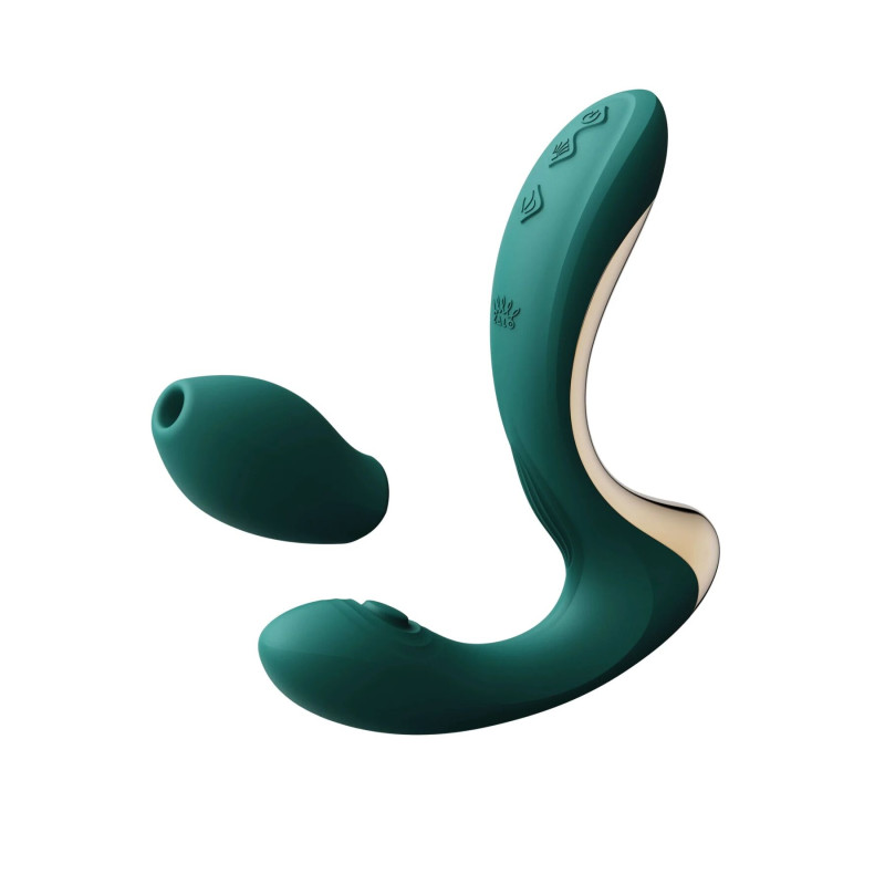 Вибратор-пульсатор с вакуумной насадкой Zalo – Talis G-Spot PulseWave Vibrator Turquoise Green Вибратор-пульсатор с вакуумной насадкой Zalo – Talis G-Spot PulseWave Vibrator Turquoise Green