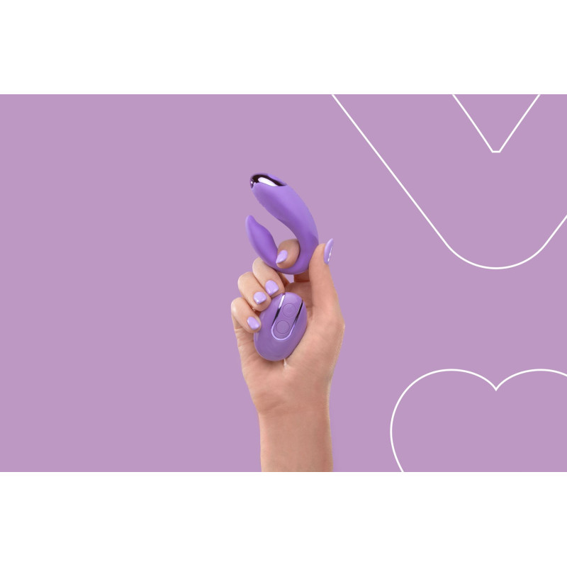 Вібратор для пар FairyGasm PleasureBerry violet, зарядний кейс, пульт ДК Вібратор для пар FairyGasm PleasureBerry violet, зарядний кейс, пульт ДК