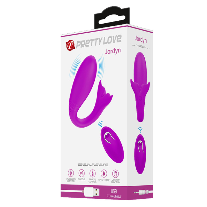 Вибратор Pretty Love Jordyn Stimulator Purple Вибратор Pretty Love Jordyn Stimulator Purple