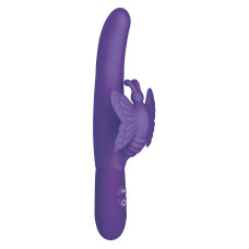 Вибратор California Exotic Novelties Posh Fluttering Butterfly 21,5х3,25 см Фиолетовый