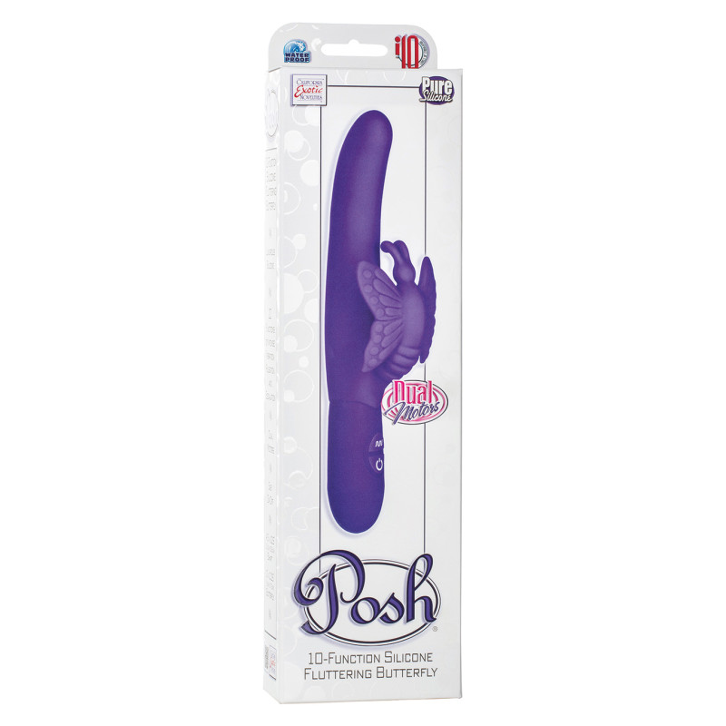 Вибратор California Exotic Novelties Posh Fluttering Butterfly 21,5х3,25 см Фиолетовый Вибратор California Exotic Novelties Posh Fluttering Butterfly 21,5х3,25 см Фиолетовый