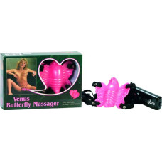 Бабочка с поясом Seven Creations The Butterfly Massager Розовая