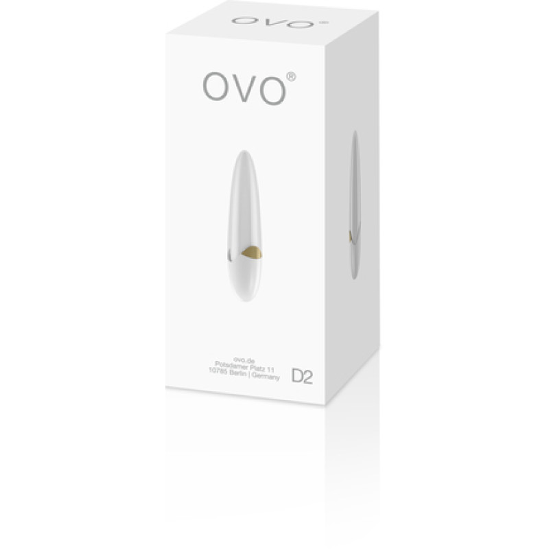 Мини вибратор OVO D2 Белый Мини вибратор OVO D2 Белый