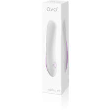 Вибратор OVO F7 Белый/Розовый