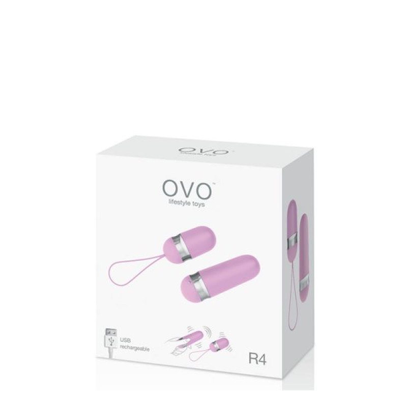 Виброяйцо OVO R4 Розовое Виброяйцо OVO R4 Розовое