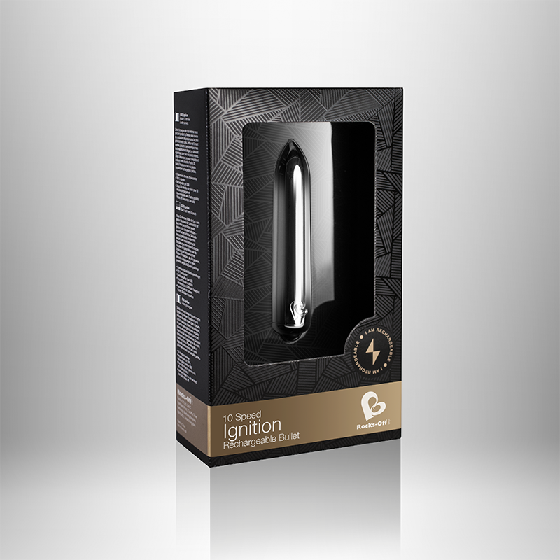 Вибратор Rocks Off Ignition Серебристый