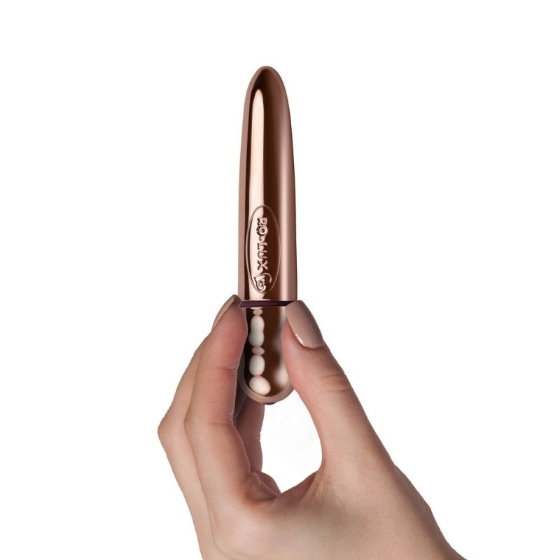 Вібратор Rocks Off RO-LUX Золотий Вібратор Rocks Off RO-LUX Золотий