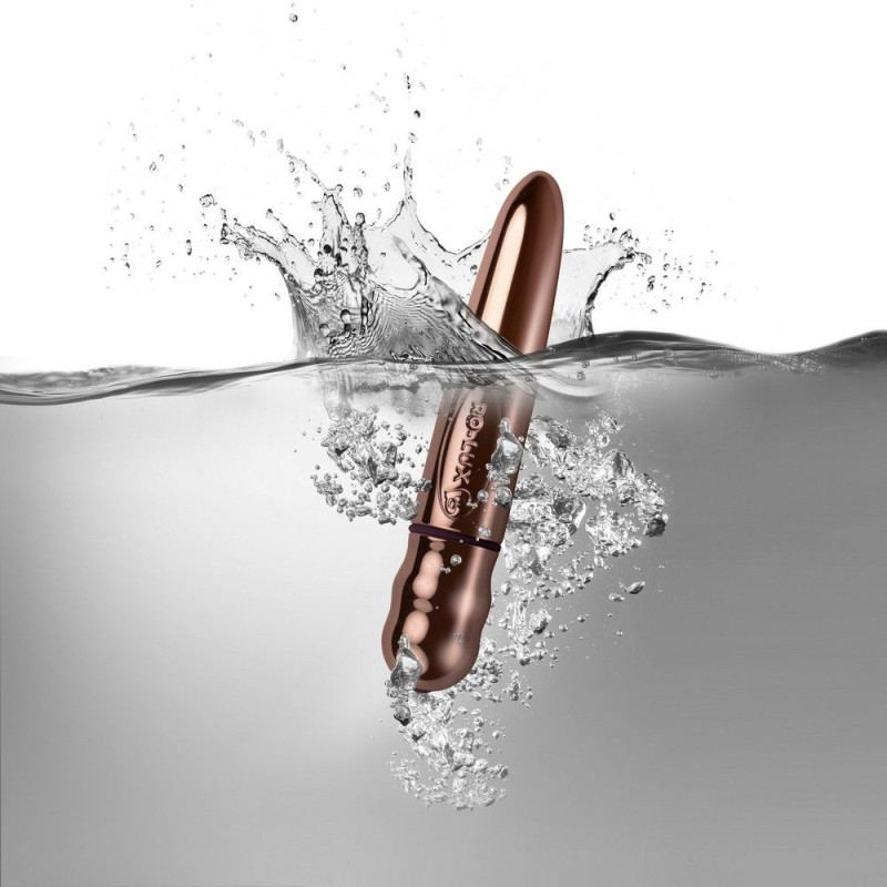 Вібратор Rocks Off RO-LUX Золотий Вібратор Rocks Off RO-LUX Золотий