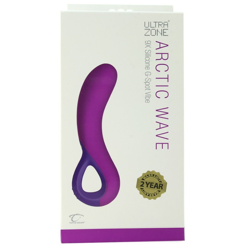 Вібратор для точки G Topco Sales UltraZone Arctic Wave 9X Silicone G-Spot Vibe 7,6х2,7 см Фіолетовий Вібратор для точки G Topco Sales UltraZone Arctic Wave 9X Silicone G-Spot Vibe 7,6х2,7 см Фіолетовий