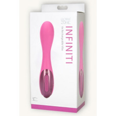 Силиконовый вибратор Topco Sales UltraZone Infinite 6X 11х3,3 см Розовый