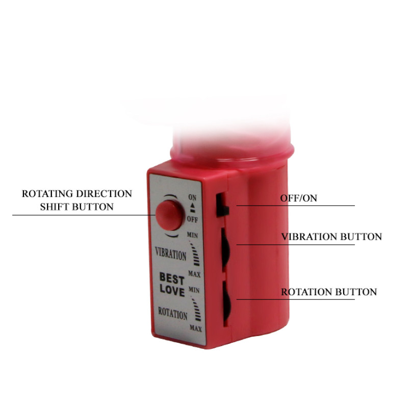 Вибратор LyBaile Pretty Love Christina Vibrator With Dolphin Розовый Вибратор LyBaile Pretty Love Christina Vibrator With Dolphin Розовый