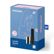 Мощный мини-вибратор Satisfyer Mini Lovely Honey Золотой