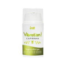 Жидкий вибратор Intt Vibration Caipirinha (15 мл), густой гель, вкусный, действует до 30 минут