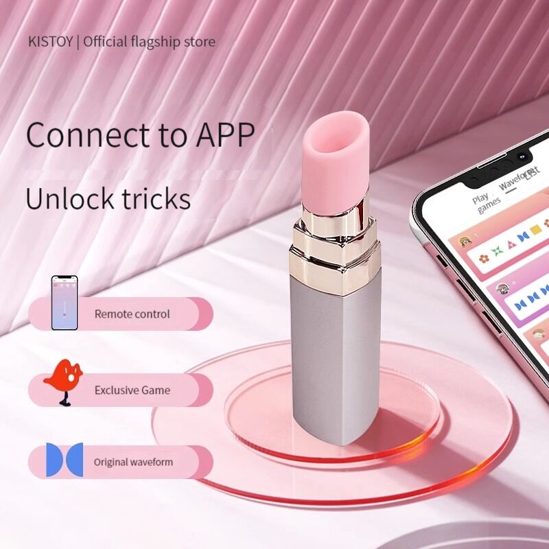 Вакуумний стимулятор-помада KISTOY Bobo, перезаряджається, 3 рівні інтенсивності Вакуумний стимулятор-помада KISTOY Bobo, перезаряджається, 3 рівні інтенсивності