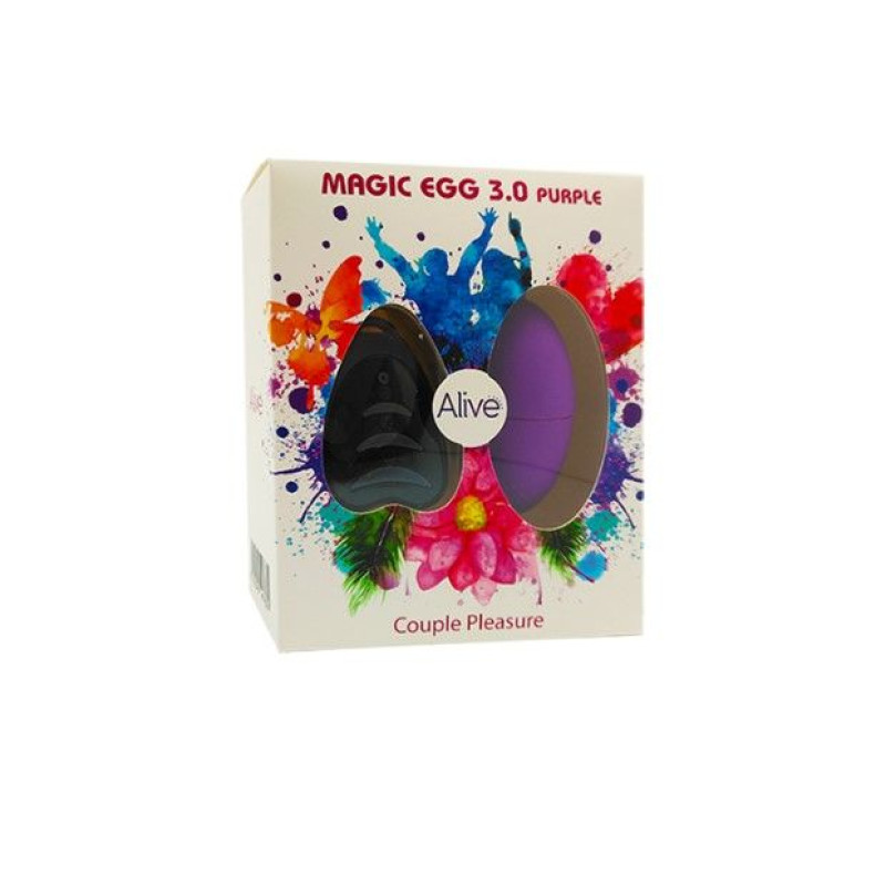 Виброяйцо Alive Magic Egg 3.0 Purple с пультом ДУ Виброяйцо Alive Magic Egg 3.0 Purple с пультом ДУ