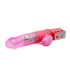 Вибратор LyBaile Pretty Love Christina Vibrator With Dolphin Розовый