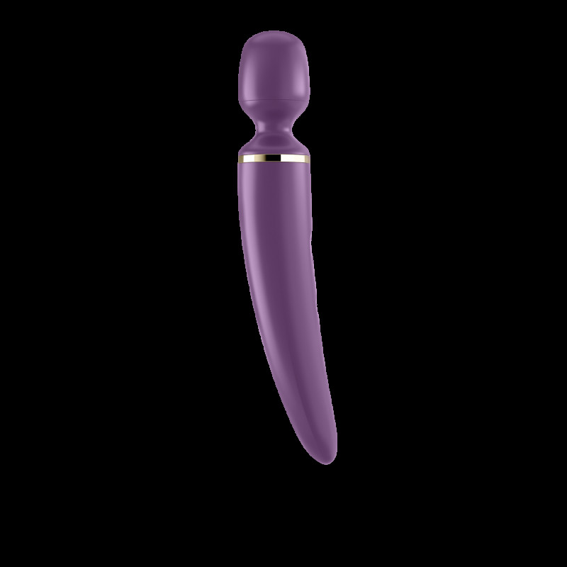 Вибромассажер Satisfyer Wand-er Woman Фиолетовый/Золотой XXL Вибромассажер Satisfyer Wand-er Woman Фиолетовый/Золотой XXL