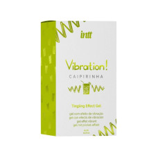 Жидкий вибратор Intt Vibration Caipirinha (15 мл), густой гель, вкусный, действует до 30 минут