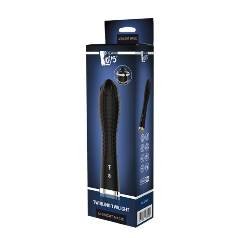 Вибромассажер с режимом эскалации Dreamtoys Midnight Magic Twirling Twilight Вибромассажер с режимом эскалации Dreamtoys Midnight Magic Twirling Twilight