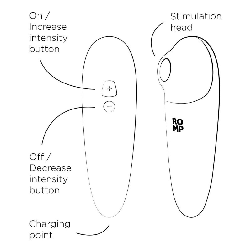 Вакуумный клиторальный стимулятор Romp Shine X Вакуумный клиторальный стимулятор Romp Shine X