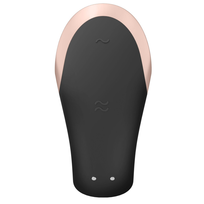 Смарт-вибратор для пар Satisfyer Double Love (Black) Смарт-вибратор для пар Satisfyer Double Love (Black)