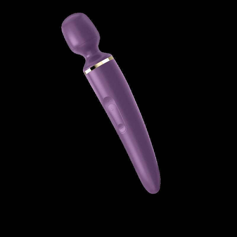 Вибромассажер Satisfyer Wand-er Woman Фиолетовый/Золотой XXL Вибромассажер Satisfyer Wand-er Woman Фиолетовый/Золотой XXL