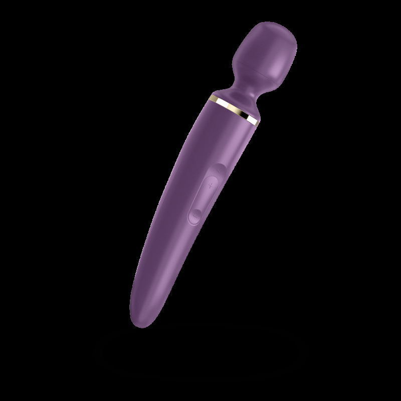 Вибромассажер Satisfyer Wand-er Woman Фиолетовый/Золотой XXL Вибромассажер Satisfyer Wand-er Woman Фиолетовый/Золотой XXL