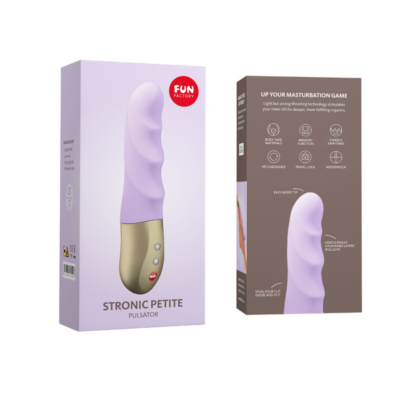 Минипульсатор Fun Factory STRONIC PETITE pastel lilac, 8 режимов, подходит для начинающих Минипульсатор Fun Factory STRONIC PETITE pastel lilac, 8 режимов, подходит для начинающих