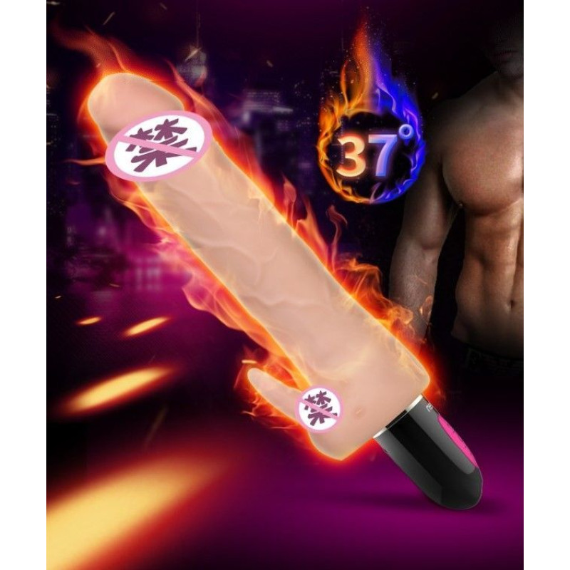 Гибкий вибратор с подогревом Leten SOLDIER REALISTIC с гладким отростком Гибкий вибратор с подогревом Leten SOLDIER REALISTIC с гладким отростком