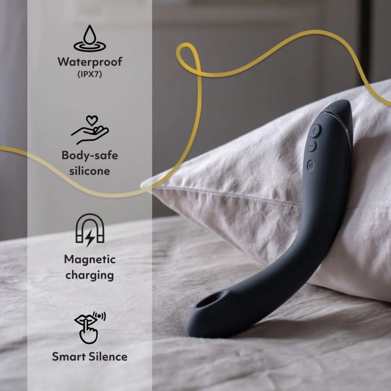 Вибратор для точки G c вакуумной стимуляцией Womanizer OG Slate Вибратор для точки G c вакуумной стимуляцией Womanizer OG Slate