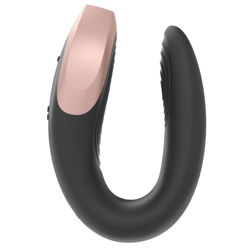 Смарт-вибратор для пар Satisfyer Double Love (Black) Смарт-вибратор для пар Satisfyer Double Love (Black)
