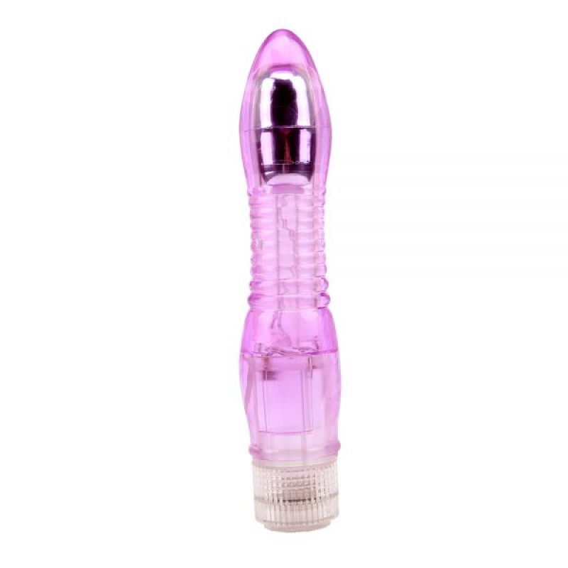 Вибромассажер Chisa Jelly Glitters Dual Probe Фиолетовый