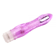 Вібромасажер Chisa Jelly Glitters Dual Probe Фіолетовий