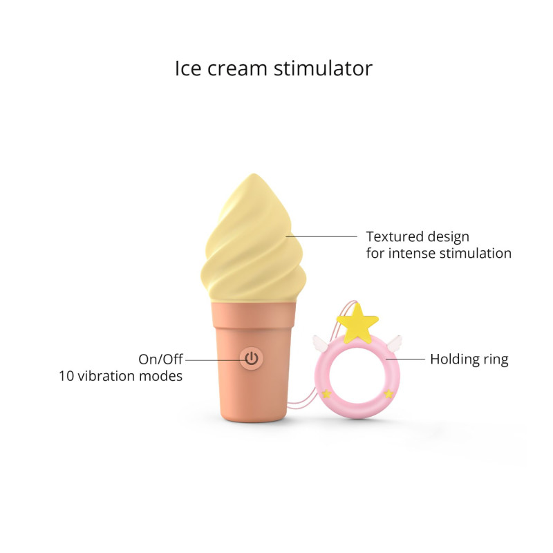 Вибратор-мороженое Love To Love CAND'ICE — VANILLA POP Вибратор-мороженое Love To Love CAND'ICE — VANILLA POP