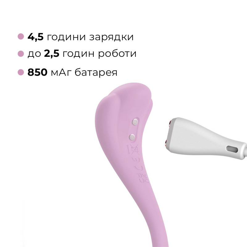 Интерактивное виброяйцо Svakom Phoenix Neo 2 Pastel Lilac, обновленная модель Интерактивное виброяйцо Svakom Phoenix Neo 2 Pastel Lilac, обновленная модель
