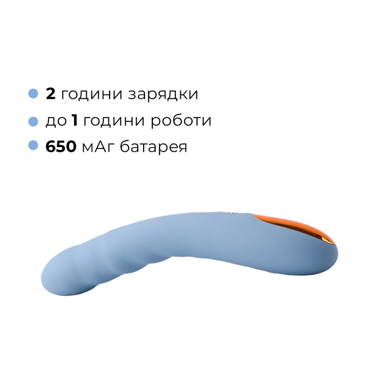 Смарт-вибратор с пульсацией Svakom Ava Neo Cornflower Blue, 15 режимов работы, водонепроницаемый Смарт-вибратор с пульсацией Svakom Ava Neo Cornflower Blue, 15 режимов работы, водонепроницаемый