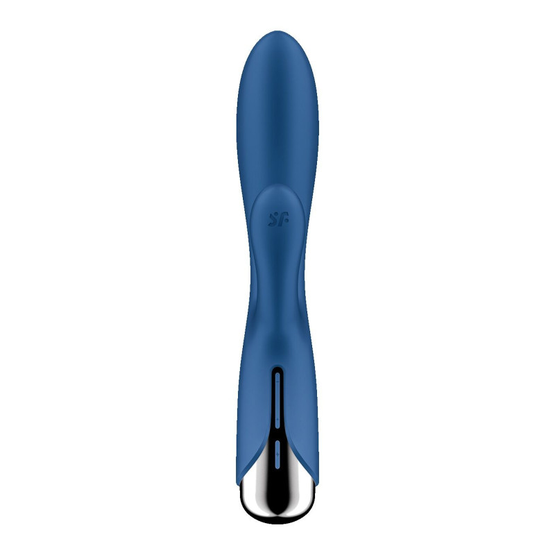 Вібратор-кролик з ротацією Satisfyer Spinning Rabbit 1 Blue, 3 мотори Вібратор-кролик з ротацією Satisfyer Spinning Rabbit 1 Blue, 3 мотори