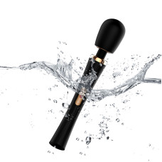 Вібратор масажер Nomi Tang POWER WAND із сенсорним керуванням Чорний