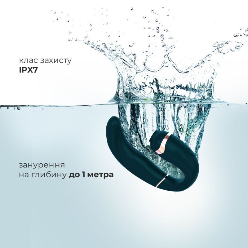 Пульсатор із вакуумною стимуляцією клітора Adrien Lastic My G (Teal) Пульсатор із вакуумною стимуляцією клітора Adrien Lastic My G (Teal)