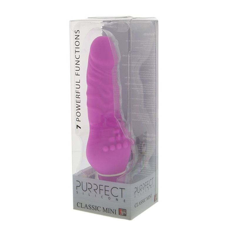 Вибратор Dreamtoys Purrfect Silicone Classic Mini Розовый Вибратор Dreamtoys Purrfect Silicone Classic Mini Розовый