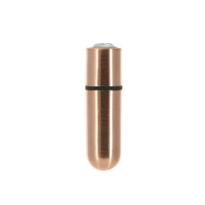 Виброшар PowerBullet First-Class Bullet 2.5″ с Key Chain Pouch, Rose Gold, 9 режимов вибрации