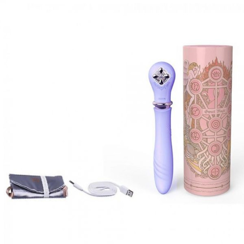 Вибромассажер-пульсатор с подогревом Zalo Desire Фиолетовый Вибромассажер-пульсатор с подогревом Zalo Desire Фиолетовый