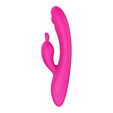 Уникальный вибромассажер кролик Dreamtoys Vibes Of Love Tapping Bunny Фуксия