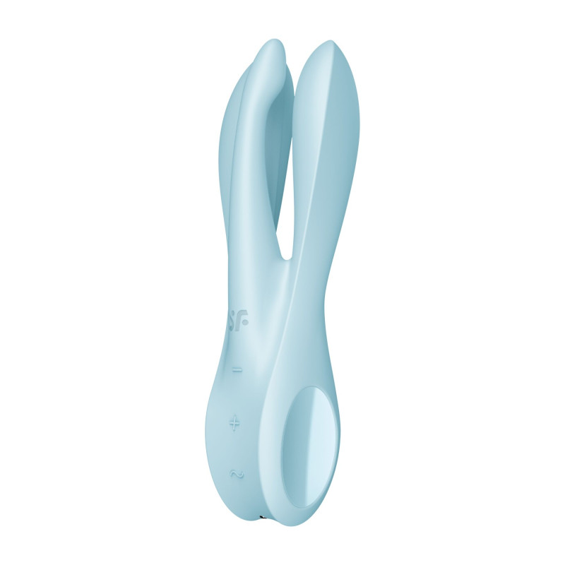 Клиторальный вибратор Satisfyer Threesome 1 Light Blue Клиторальный вибратор Satisfyer Threesome 1 Light Blue