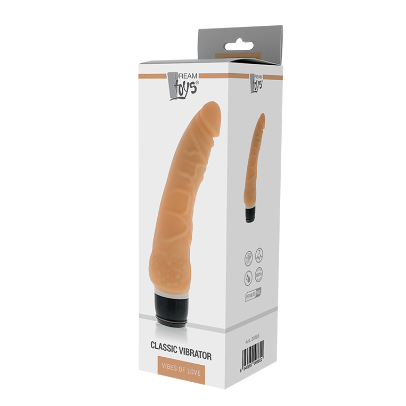 Вибромассажер Dreamtoys Purrfect Silicone Classic 7,1 inch Телесный Вибромассажер Dreamtoys Purrfect Silicone Classic 7,1 inch Телесный